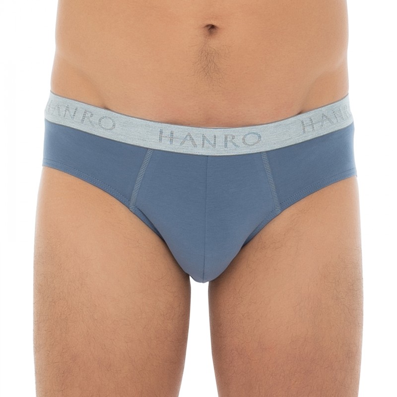 Hanro_2-erSet_Slips_Blau&Khaki