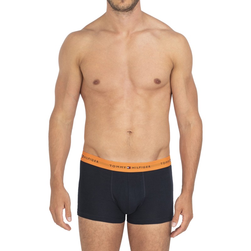 TommyHilfiger_3-erSet_Trunks_Blau_mitverschiedenfarbigemWebbund