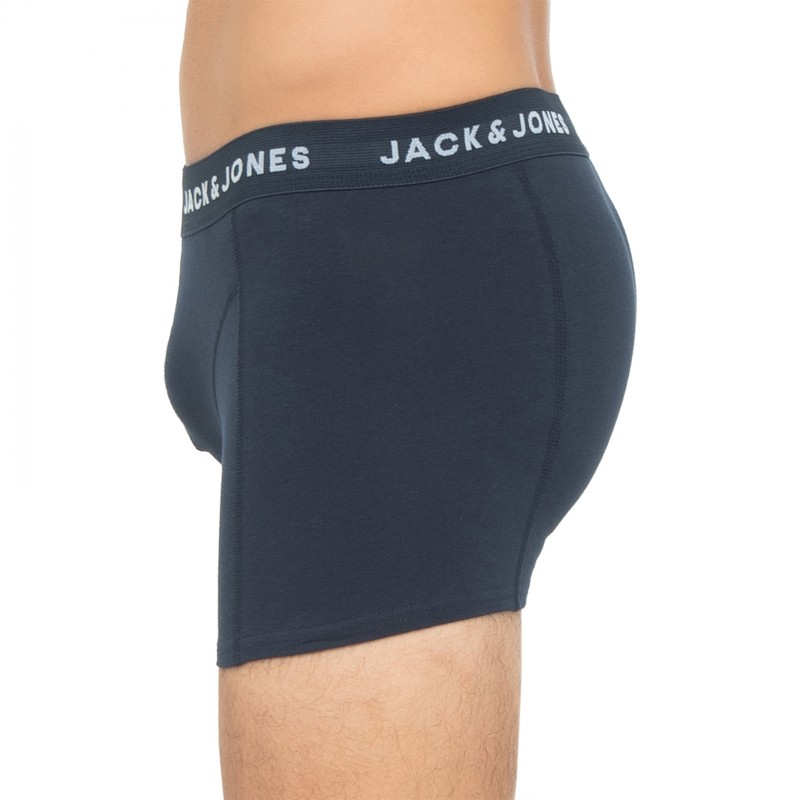 Jack & Jones 7-er Set Trunks Blau, Grau & Schwarz