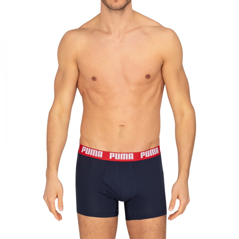 Puma_4-erSet_Boxer_Blau&Grau_mitverschiedenfarbigemWebbund