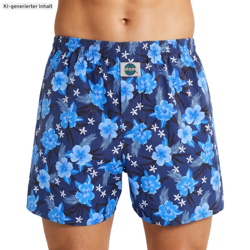 D.E.A.LInternational_Boxershorts_Dunkelblau_mit_Print