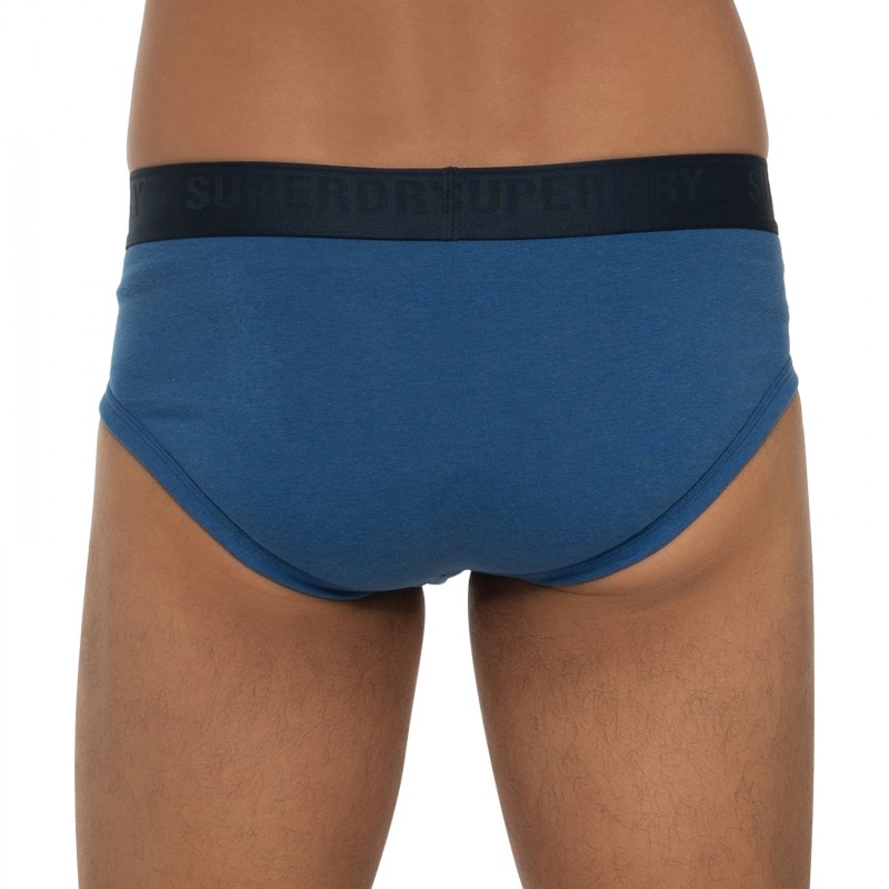 Boxerman_Herrenunterwäsche_Superdry_3-er Set_Slips_Blau