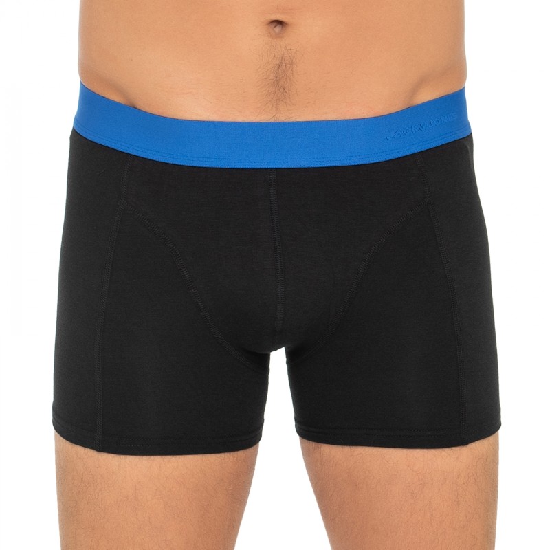 Boxerman_Herrenunterwäsche_Boxershorts_Jack & Jones_3-er Set_Trunks_Schwarz