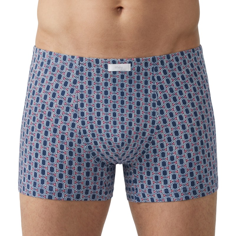 Mey_Shorty_Dunkelblau_gemustert