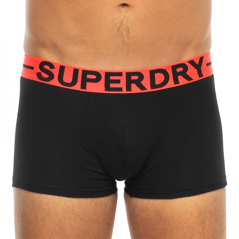 Superdry_3-erSet_Trunks_Schwarz,Grau&Orange