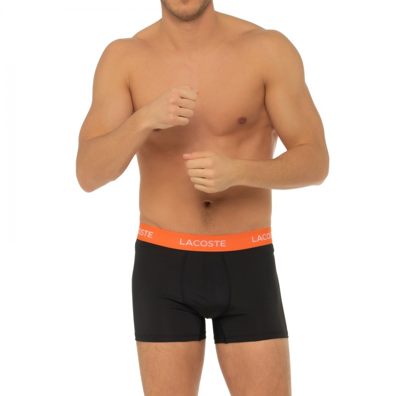 Boxerman_Herrenunterwäsche_Boxershorts_Lacoste_3-er Set_Trunks_Schwarz