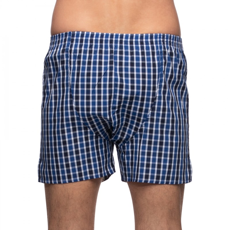 Boxerman_Herrenunterwäsche_D.E.A.LInternational_Boxershorts_Blau_kariert