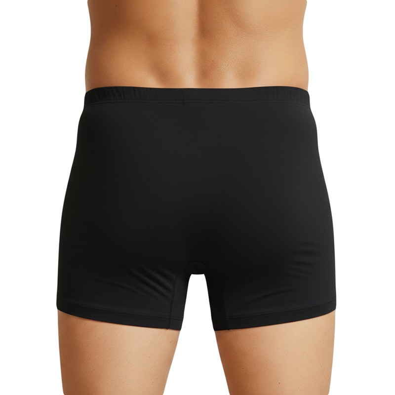 Schiesser_3-erSet_Trunks_Schwarz_und_Schwarz_Weinrot_Gestreift