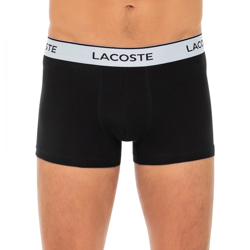 Boxerman_Herrenunterwäsche_Boxershorts_Lacoste_3-er Set_Trunks_Schwarz