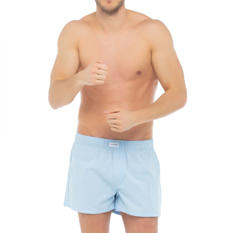 Seidensticker_2-erSet_Boxershorts_Blau_kariert