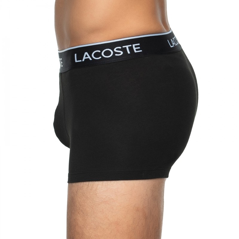 Boxerman_Herrenunterwäsche_Boxershorts_ Lacoste_3-er Set_Trunks_Schwarz