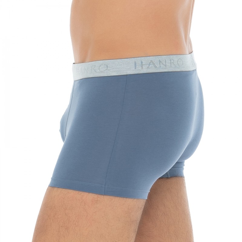 Hanro_2-erSet_Trunks_Blau&Khaki