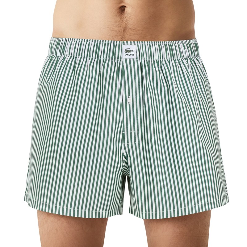 Lacoste_Boxershorts_Grün_Weiß_gestreift