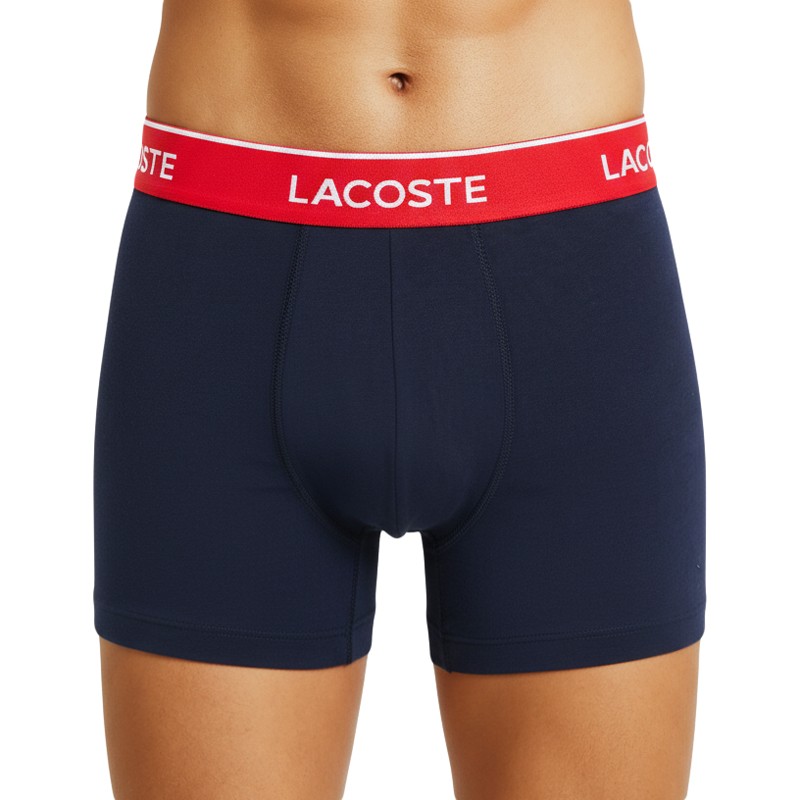 Lacoste_3-erSet_Trunks_Blau_mitverschiedenfarbigemWebbund