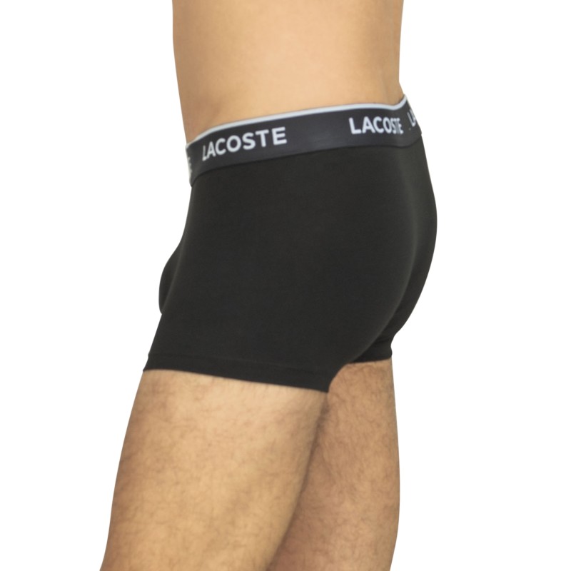 Lacoste_3-erSet_Trunks_Schwarz_mitverschiedenfarbigemWebbund