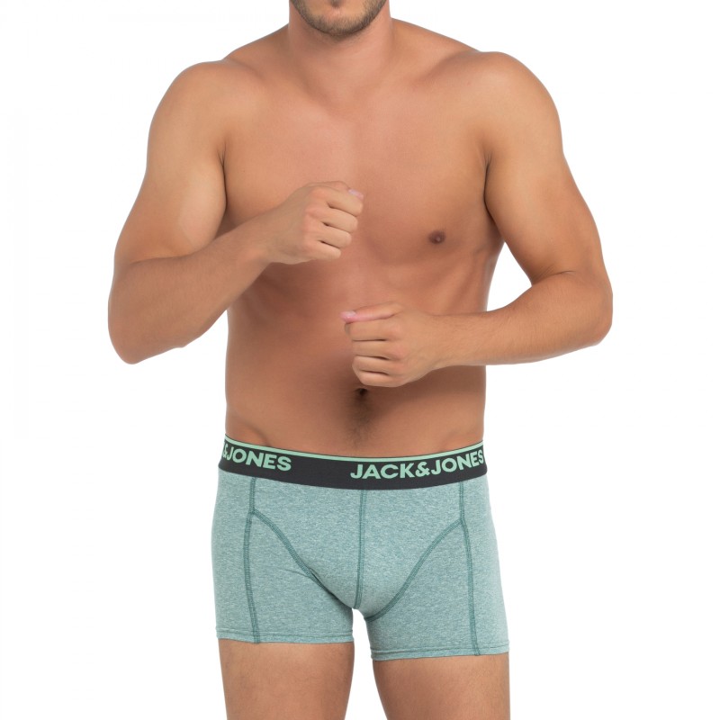Jack & Jones_3-er Set_Trunks_Grün & Anthrazit
