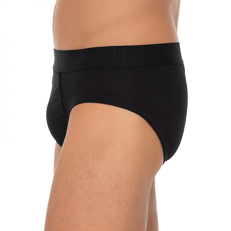 Boxerman_Herrenunterwäsche_Superdry_3-er Set_Slips_Schwarz