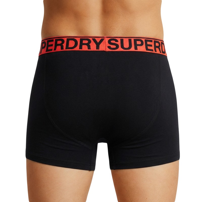 Superdry_3-erSet_Trunks_Schwarz,Orange&Grau