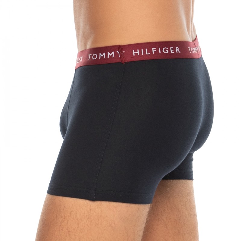 Tommy Hilfiger 5-er Set Trunks Blau mit verschiedenfarbigen Webbund
