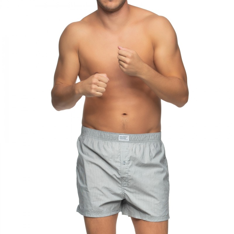 Boxerman_Herrenunterwäsche_Boxershorts_Levi's_2-er Set_Grau