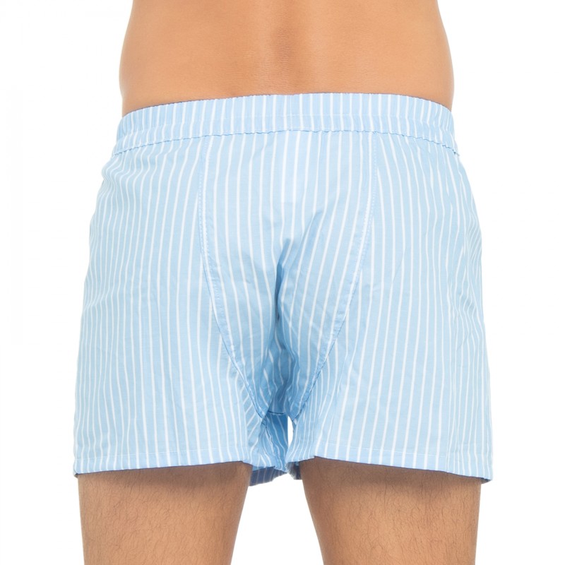 Boxerman_Herrenunterwäsche_Seidensticker_2-er Set_Boxershorts_Hellblau gestreift