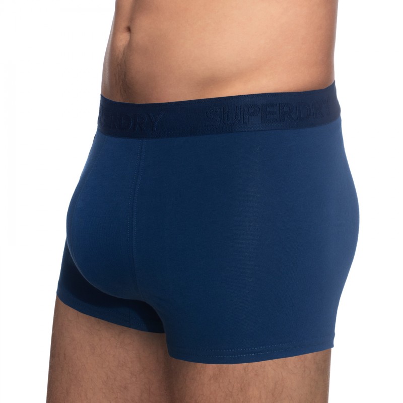 Boxerman_Herrenunterwäsche_Boxershorts_Superdry_2-er Set_Trunks_Blau Rosa