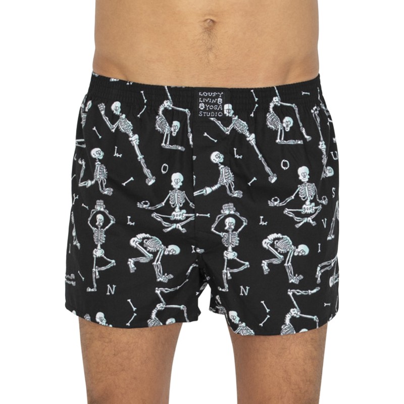 LousyLivin_2-erSet_Boxershorts_Blau&Schwarz_mitMotiv