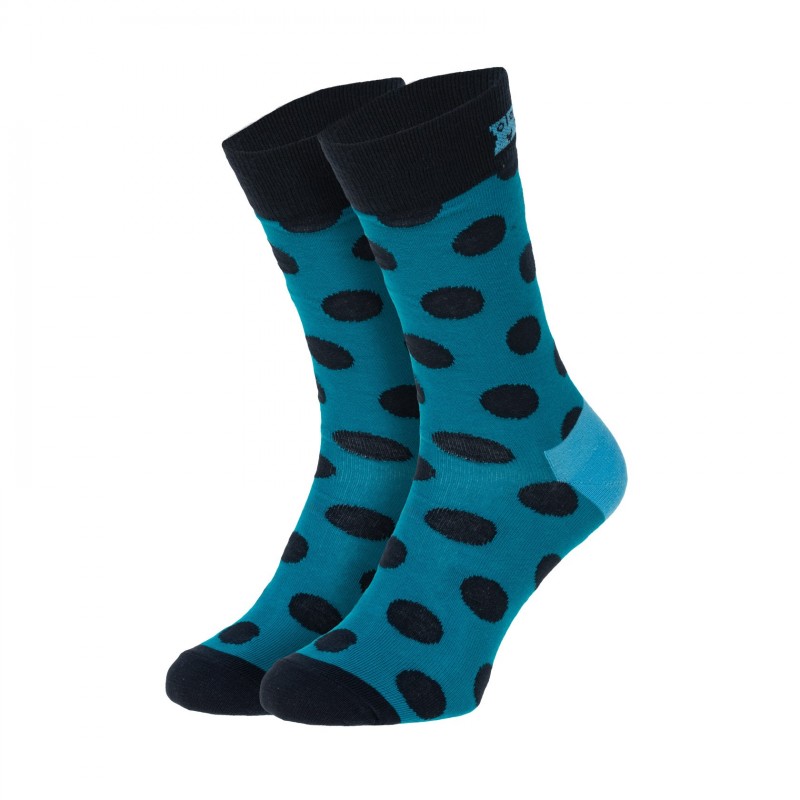Boxerman_Herrensocken_Happy Socks_Socken_Blau_gepunktet