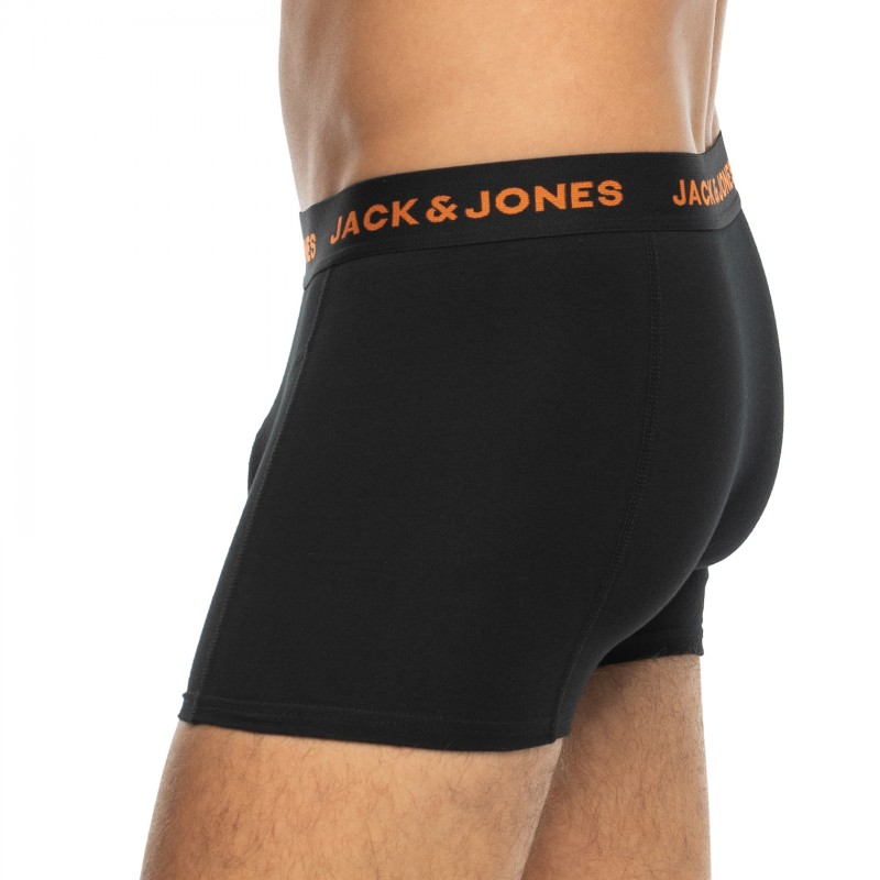 Jack&Jones_5-erSet_Trunks_Schwarz_mitverschiedenfarbigemWebbund