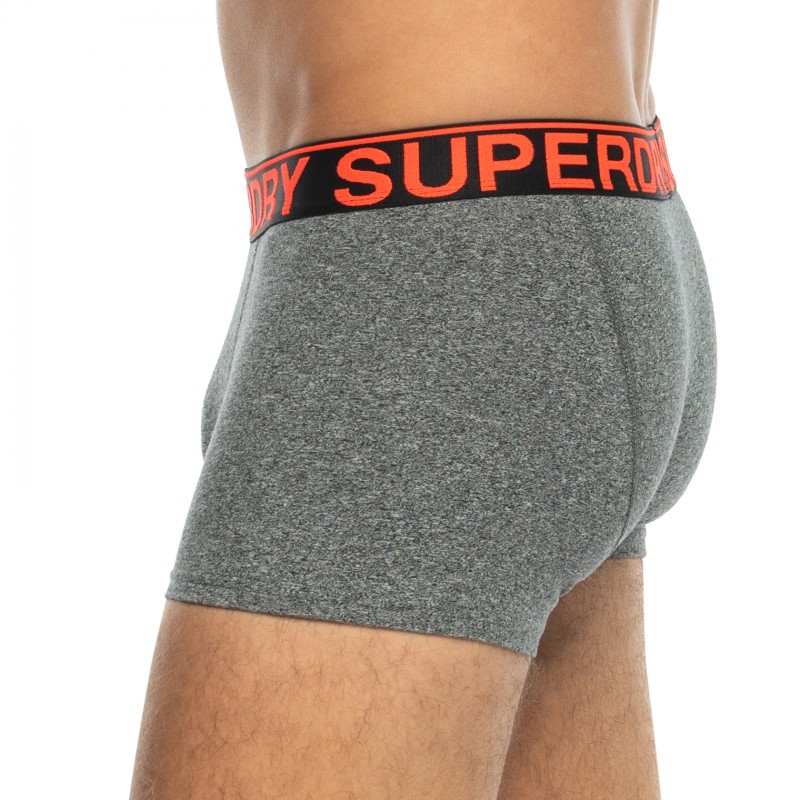 Superdry_3-erSet_Trunks_Schwarz,Orange&Grau