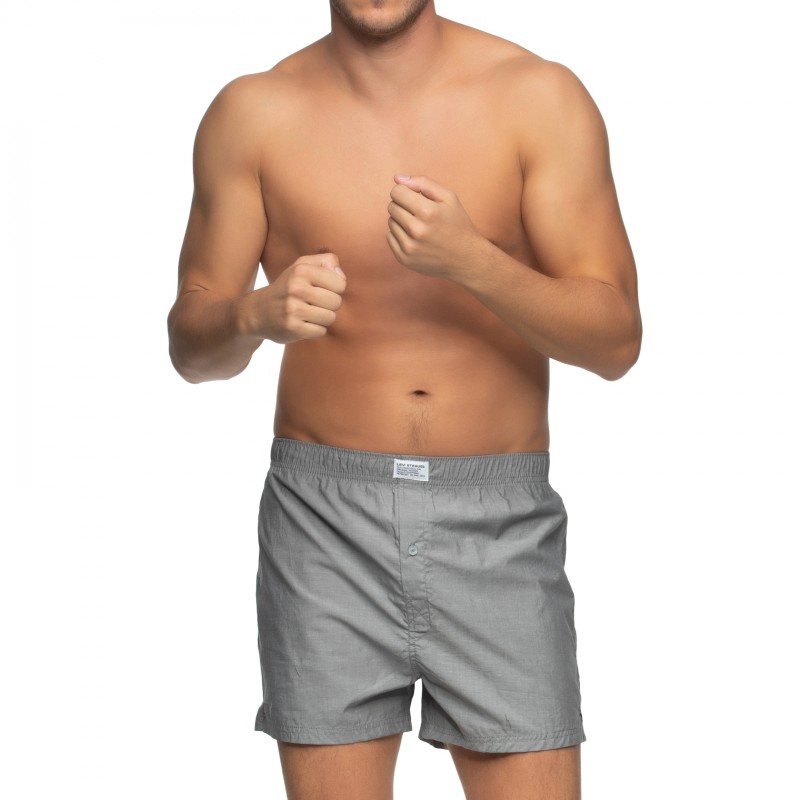 Boxerman_Herrenunterwäsche_Boxershorts_Levi's_2-er Set_Grau