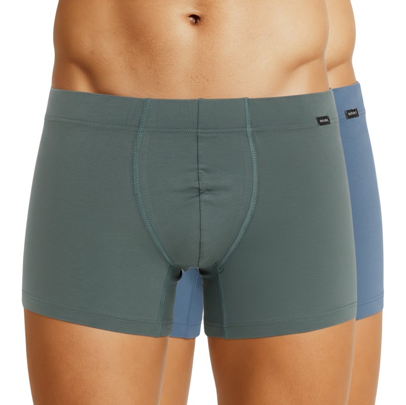 Hanro_2-erSet_Pants_Blau_Gruen