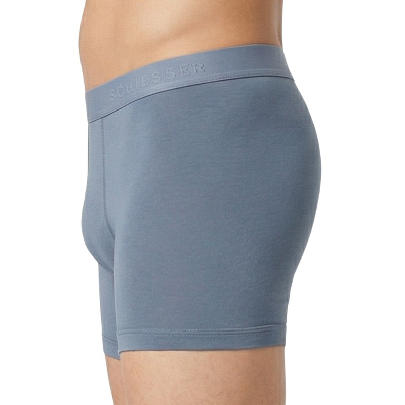 Schiesser_2-er Set_Trunks_Grau