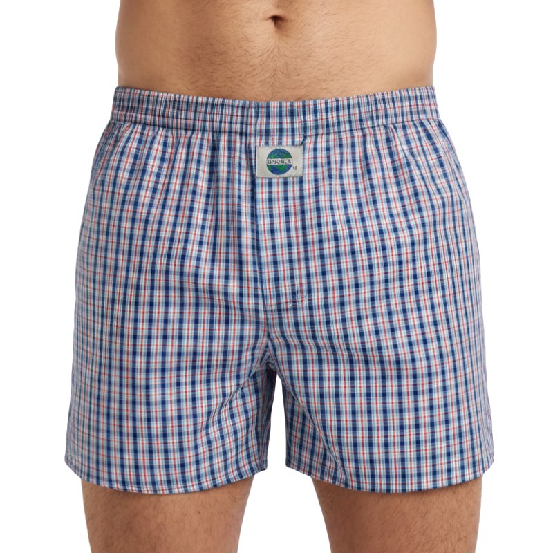 D.E.A.LInternational_Boxershorts_Blau_Weiß_Rot_kariert