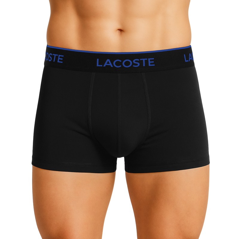 Boxerman_Herrenunterwäsche_Boxershorts_ Lacoste_3-er Set_Trunks_Schwarz