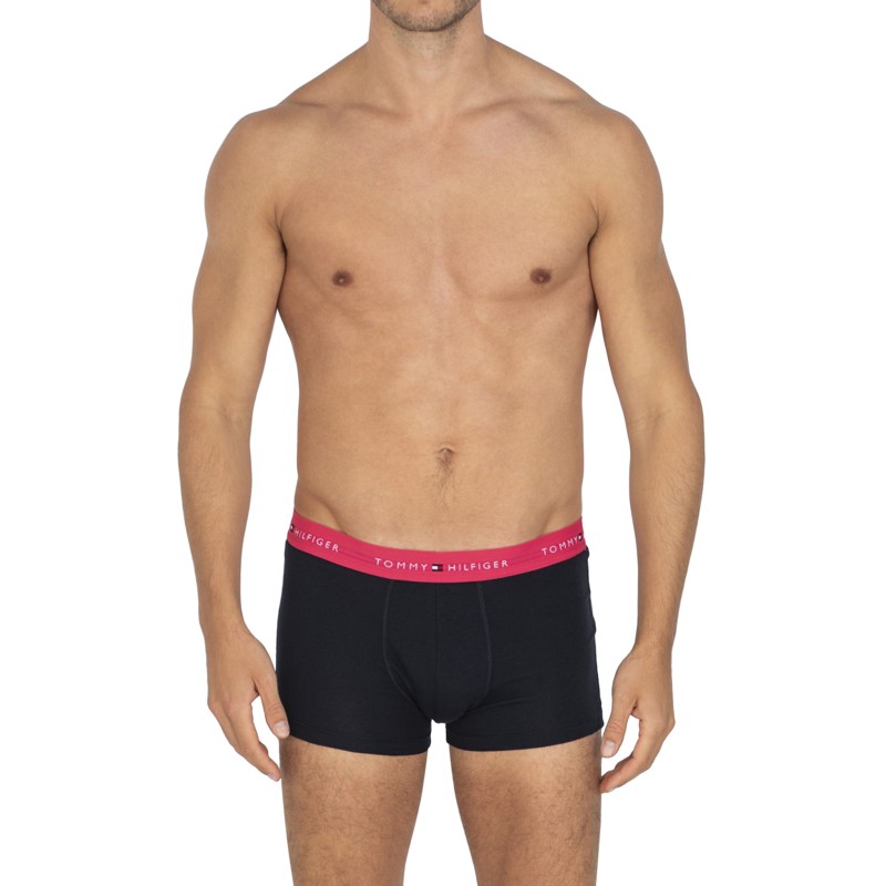 TommyHilfiger_3-erSet_Trunks_Blau_mitverschiedenfarbigemWebbund