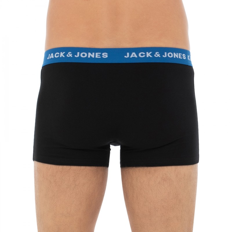 Jack&Jones_7-erSet_Trunks_Schwarz_mitverschiedenfarbigemWebbund