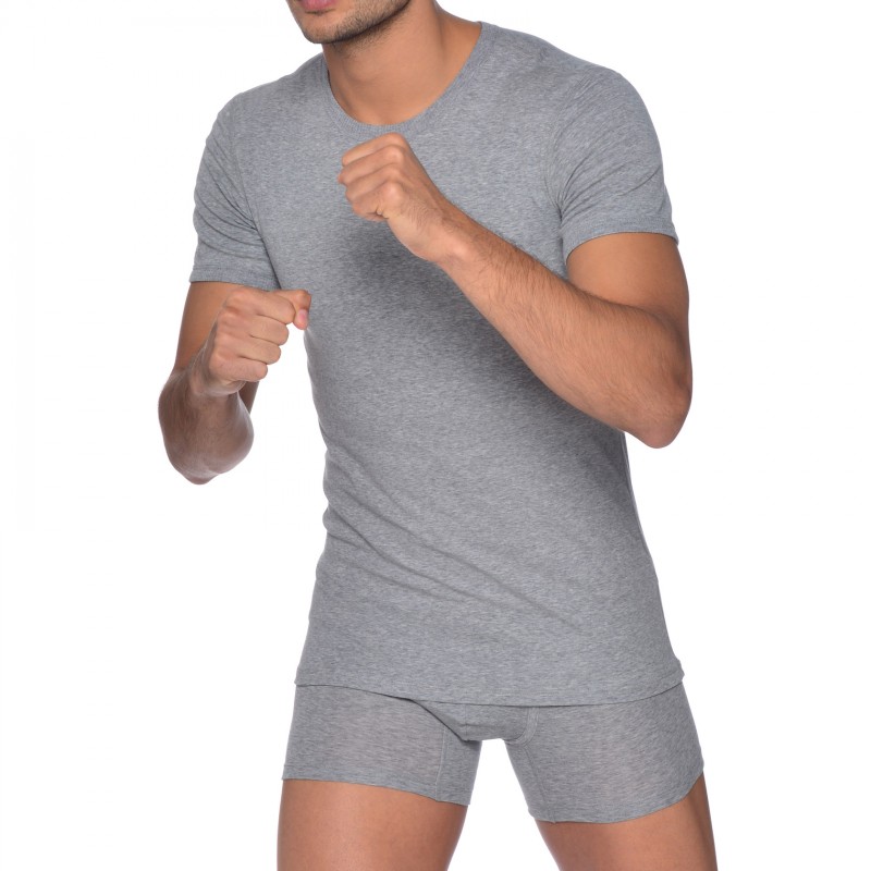 Schiesser Revival T-Shirt Ludwik Grau