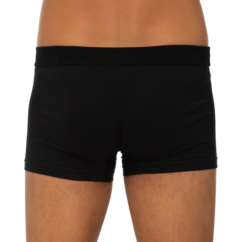 Boxerman_Herrenunterwäsche_Boxershorts_Seidensticker_3-er Set_Trunks_Grau Schwarz & Gestreift