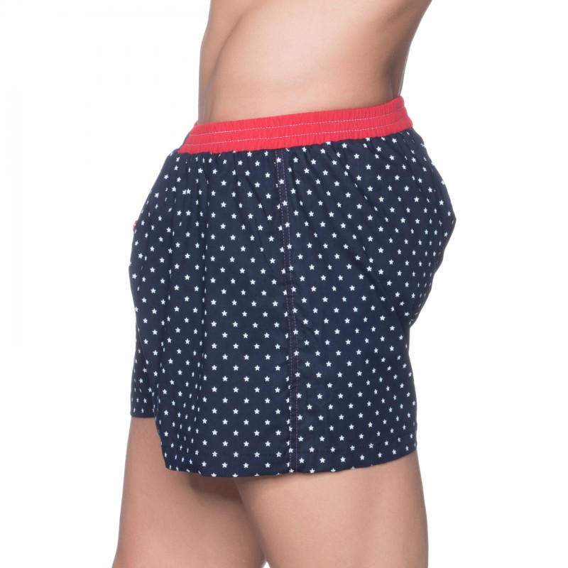 Unabux_Boxershorts_Dunkelblau_Sternen-Motiv