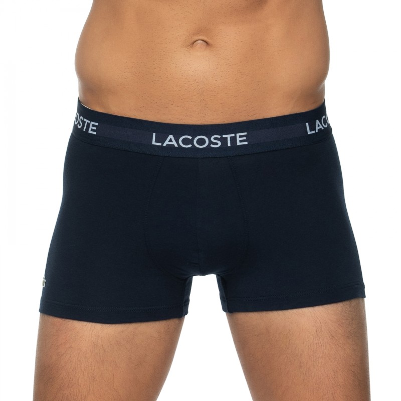 Boxerman_Herrenunterwäsche_Boxershorts_Lacoste_3-er Set_Trunks_Dunkelblau