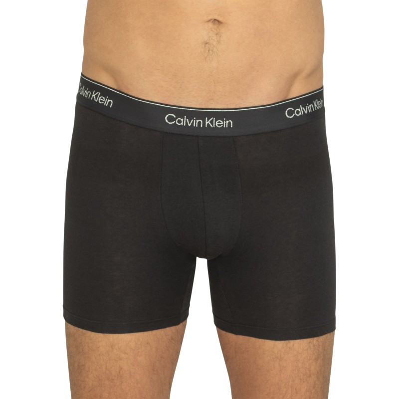 CalvinKlein_3-erSet_BoxerBriefs_Schwarz_mitverschiedenfarbigemWebbund