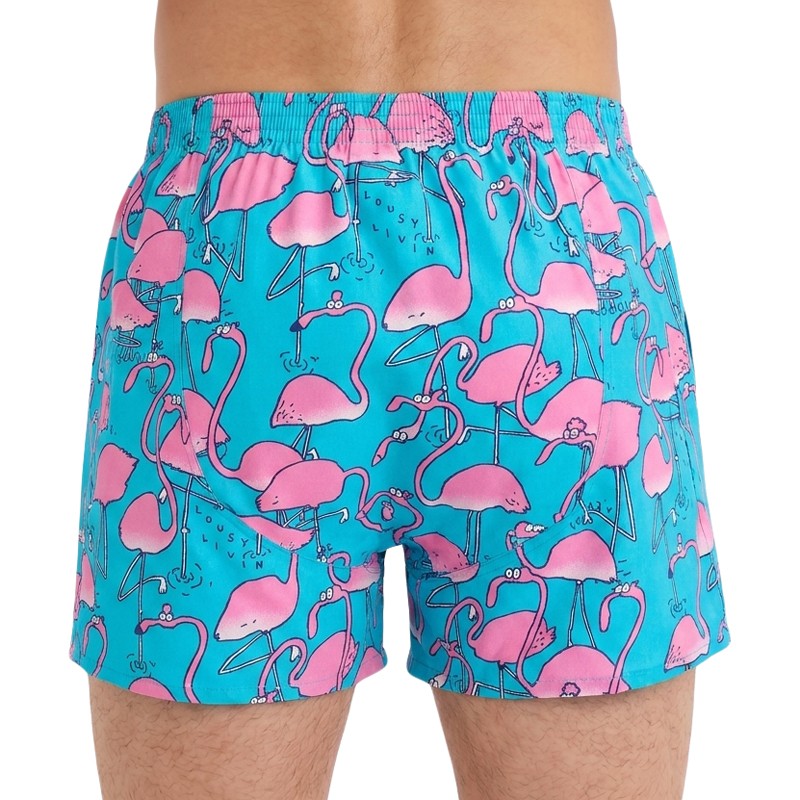 Lousy Livin Boxershorts 2-er Set Blau & Türkis mit Motiv
