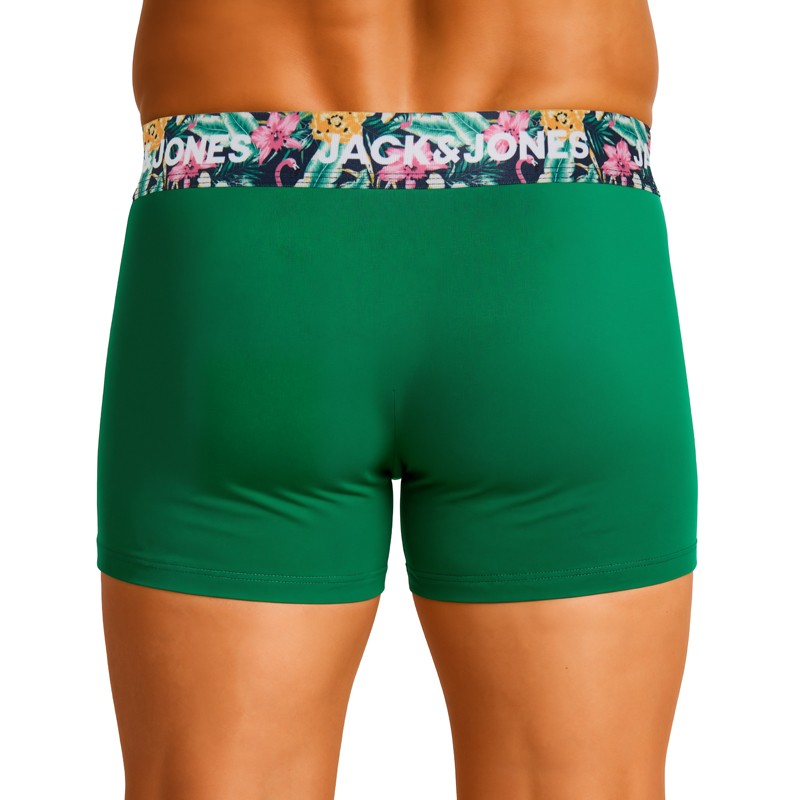 Jack & Jones 3-er Set Trunks Blau & Grün mit Motiv