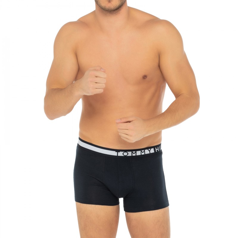 TommyHilfiger_3-erSet_Trunks_Blau_mitverschiedenfarbigemWebbund