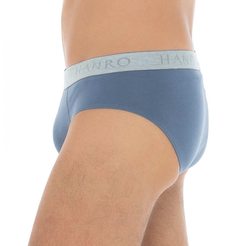 Hanro_2-erSet_Slips_Blau&Khaki