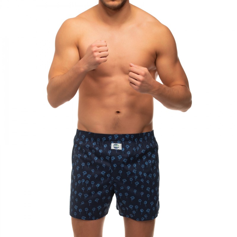 Boxerman_Herrenunterwäsche_D.E.A.LInternational_Boxershorts_Blau Motiv