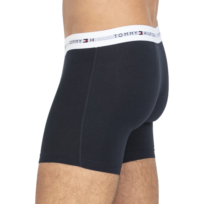 TommyHilfiger_3-erSet_Trunks_Blau_mitverschiedenfarbigemWebbund