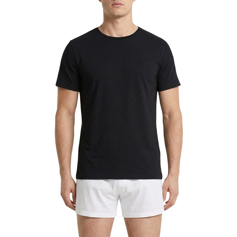 Bread & Boxers_2-er Set_Crew Neck_T-Shirt_Schwarz