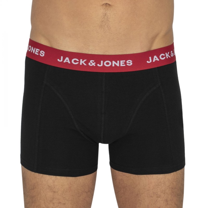 Jack & Jones_3-er Set_Trunks_Blau&Schwarz_mitMotiv